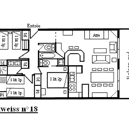 4 Pieces Aux Pieds, Cheminee, Piscine, Meribel, 6-8 Pers - Fr-1-180-177 Apartment